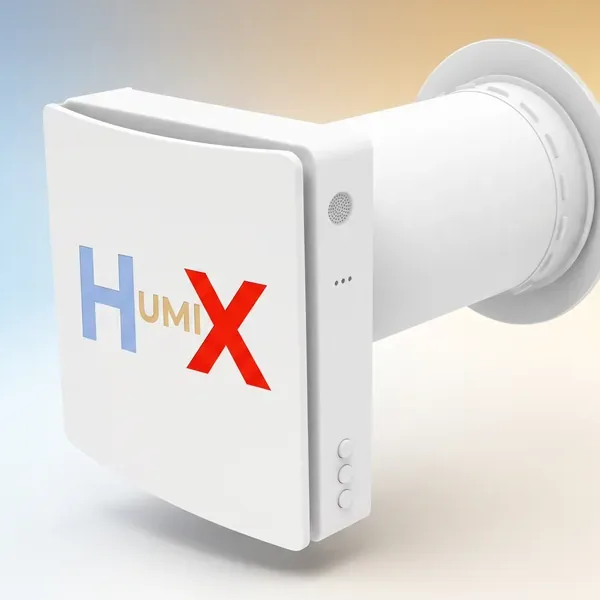 Ventilación descentralizada HUMIX renovando el aire de una estancia